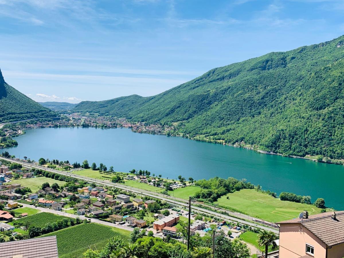 Apartmán Casa Rosa Rovio Exteriér fotografie