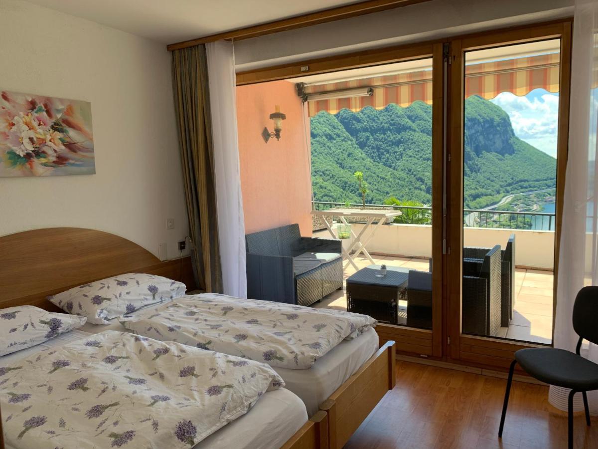 Apartmán Casa Rosa Rovio Exteriér fotografie
