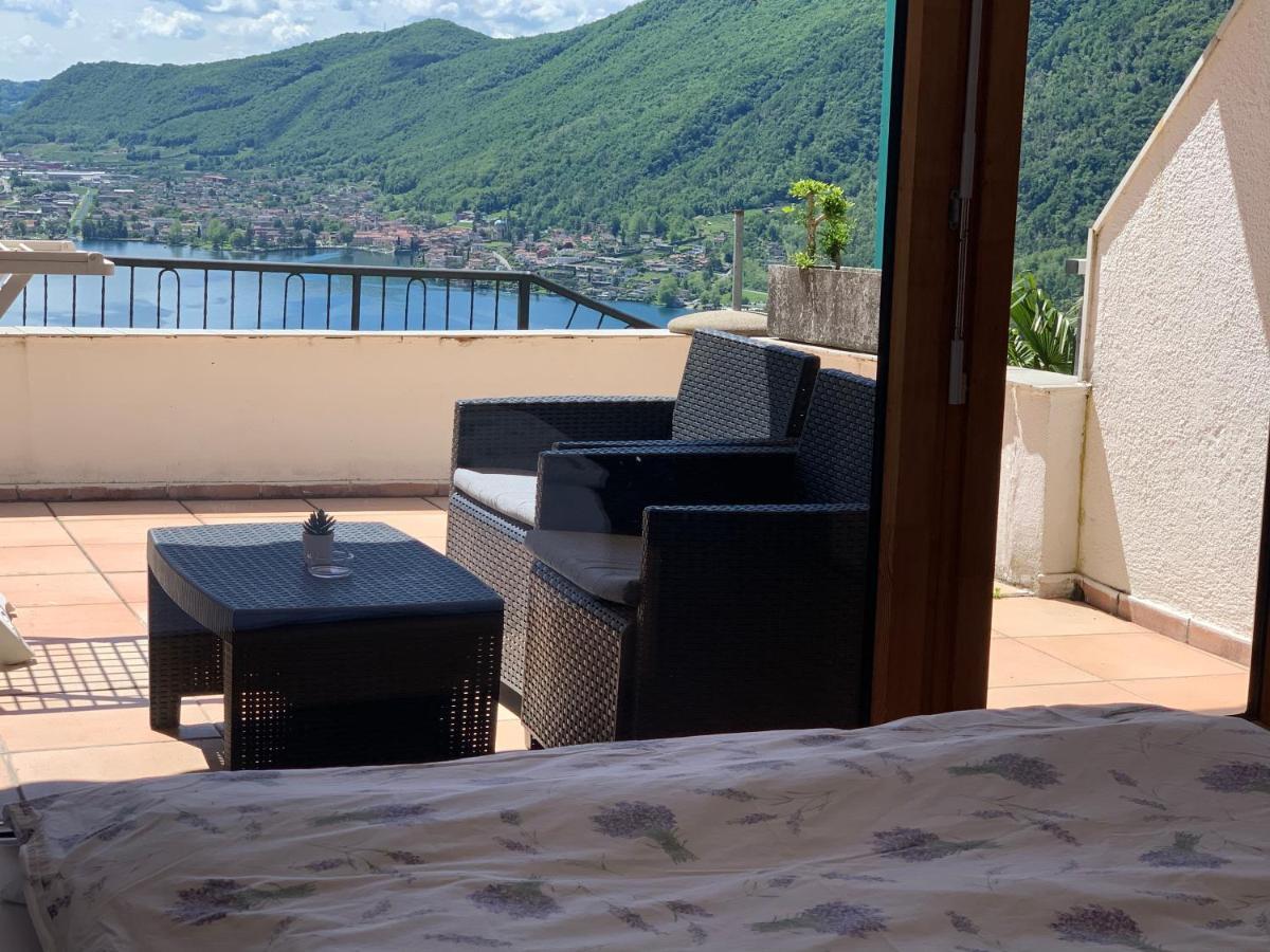 Apartmán Casa Rosa Rovio Exteriér fotografie
